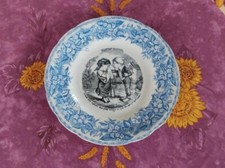 Assiette parlante porcelaine d'occasion  France
