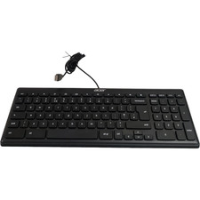 Teclado Acer KB69211 Chrome Reino Unido USB com fio fino escritório casa desktop preto comprar usado  Enviando para Brazil