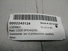 Bmw series speakers for sale  SKELMERSDALE