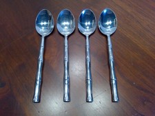 Hampton aço inoxidável bambu - Conjunto de 4 colheres de chá 7" comprar usado  Enviando para Brazil