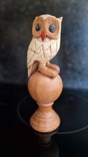 Wooden owl owl d'occasion  Expédié en Belgium