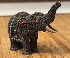 Elefant silber koralle gebraucht kaufen  Stuttgart