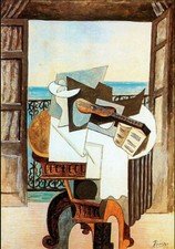 Mesa na Frente da Janela (1919) Assinada Picasso - 17" x 22" Impressão Fine Art - 00784 comprar usado  Enviando para Brazil