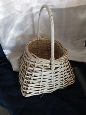 White wicker basket for sale  Wooster