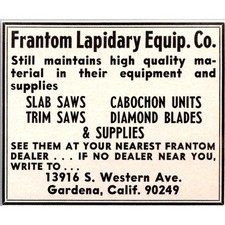 Frantom lapidary equip for sale  Hinckley