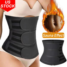 Mulheres Suor Sauna Cintura Treinador Perda de Peso Neoprene Corset Cincher Body Shaper comprar usado  Enviando para Brazil