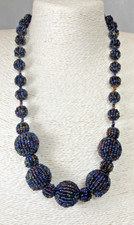 Black blue necklace for sale  RAMSGATE