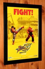 2009 Street Fighter IV 4 PS3 Xbox 360 raro pôster promocional pequeno/página de anúncio emoldurada  comprar usado  Enviando para Brazil