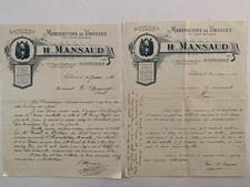 Lot anciennes factures d'occasion  France