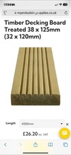 Decking board timber for sale  KEIGHLEY