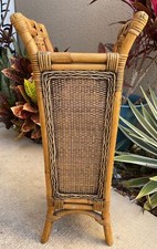Vintage bamboo wicker for sale  Ruskin