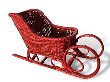 Vintage red wicker for sale  Kansas City
