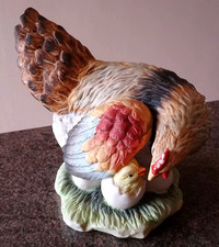 Hen chick ornament for sale  STAFFORD