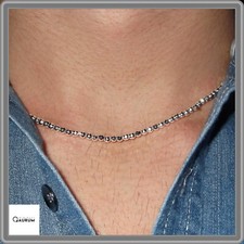 Collana uomo argento usato  Vicenza
