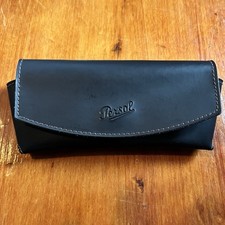 SOMENTE ESTOJO DE ÓCULOS DE COURO PRETO PERSOL AUTÊNTICO comprar usado  Enviando para Brazil