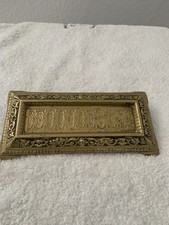 Antique brass desk for sale  LEICESTER
