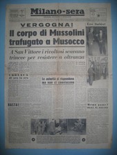 Milano sera 1946 usato  Cicagna