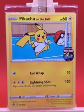 Cartão promocional Pokemon Pikachu On The Ball 001/005 futsal especial novo e lacrado  comprar usado  Enviando para Brazil
