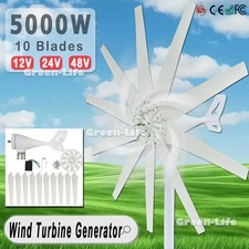 EOLICA GENERATORE EOLICO TURBINA A TRIFASE 5000W 12V-48V 5 PALE TURBINA EOLICA comprar usado  Enviando para Brazil