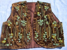 Gilet velours soie d'occasion  France