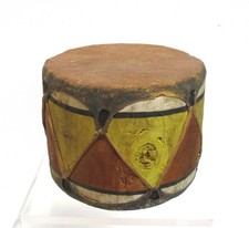 Tambor vintage de madeira de algodão pintado Cochiti Pueblo nativo americano comprar usado  Enviando para Brazil