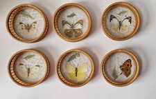 Vintage butterfly coasters for sale  CARLISLE