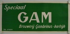 Belgian beer poster d'occasion  Expédié en Belgium