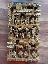 Asiatisches wandbild holzskulp gebraucht kaufen  Kößlarn