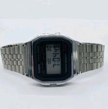 Relógio Casio clássico feminino digital pulseira de aço inoxidável prata 593-A158W comprar usado Relógio Casio clássico feminino digital pulseira de aço inoxidável prata 593-A158W comprar usado  Enviando para Brazil