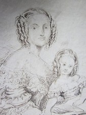 Antique victorian drawing for sale  WORCESTER