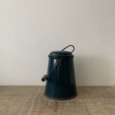 Vintage enamel teal for sale  LEWES