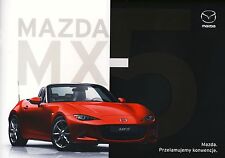 Mazda MX 5 10 / 2016 catalogue brochure rare na sprzedaż  PL