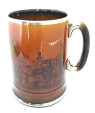 Boccale birra ceramica usato  Torino