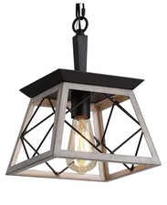 Farmhouse oak pendant for sale  Lake Worth