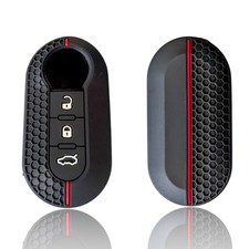 Capa silicone chaveiro carro flip para Fiat 500 Panda Punto Bravo Stilo Lancia comprar usado  Enviando para Brazil