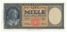 Italia lire 1.000 usato  Villarboit