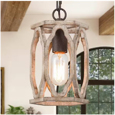 Farmhouse wood pendant for sale  Panama City Beach