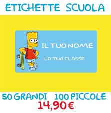 Etichette adesive scuola usato  Rovito