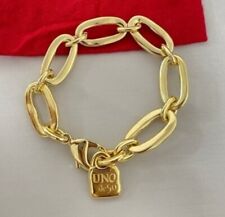 Usado, Pulseira Uno De 50 • INCRÍVEL • Banhada a Ouro 18K • Tamanho M • Nova em folha comprar usado  Enviando para Brazil