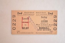 Railway ticket btc for sale  BANBURY
