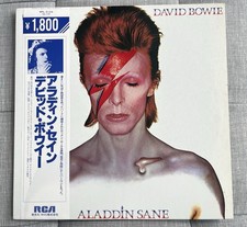 David Bowie Aladdin Sane Japanese vinyl with Obi & Insert, excellent + comprar usado  Enviando para Brazil