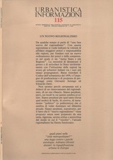 Urbanistica informazioni. rivi usato  Italia