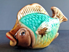 Poisson céramique salière d'occasion  Véron