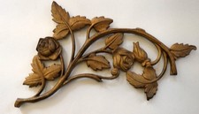 Rosa de ferro fundido com folhas Elementos de decoração de parede, inserção de cerca de trilho comprar usado Rosa de ferro fundido com folhas Elementos de decoração de parede, inserção de cerca de trilho comprar usado  Enviando para Brazil