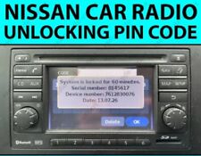 ✅ CÓDIGO DE RÁDIO NISSAN ✅ DAEWOO BLAUPUNKT CLARION✅CÓDIGO DE DESBLOQUEIO✅ TODOS OS MODELOS✅CÓDIGO PIN✅ comprar usado  Enviando para Brazil