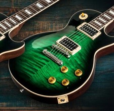 Guitarra elétrica nova 1959 Slash Anaconda Burst Flame Maple Top verde marrom escuro comprar usado  Enviando para Brazil