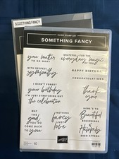 Stampin something fancy for sale  Carmichael