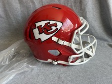 KANSAS CITY CHIEFS NFL RIDDELL SPEED RÉPLICA CAPACETE TAMANHO COMPLETO, NOVO, usado comprar usado  Enviando para Brazil