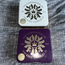 Empty tin coronation for sale  CARNFORTH