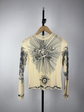 Usado, Blusa Save The Queen Jean Paul Gaultier Estilo Malha Top Feminina Tamanho M Y2K comprar usado  Enviando para Brazil